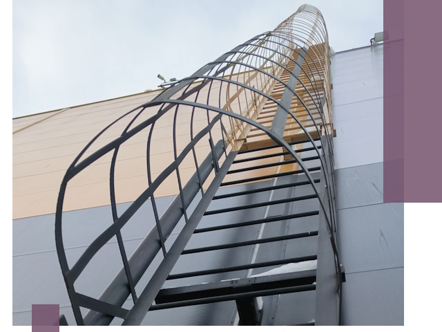 Изготовление и монтаж пожарных лестниц в Керчи профессионально