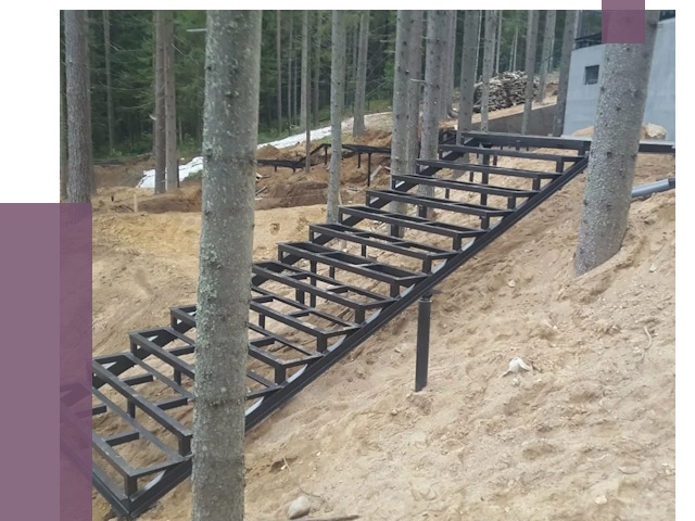 Монтаж металлических лестниц в Керчи от 13531 руб. 