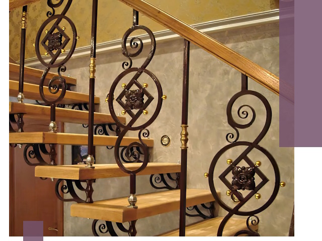 Изготовление кованых лестниц под ключ в Керчи