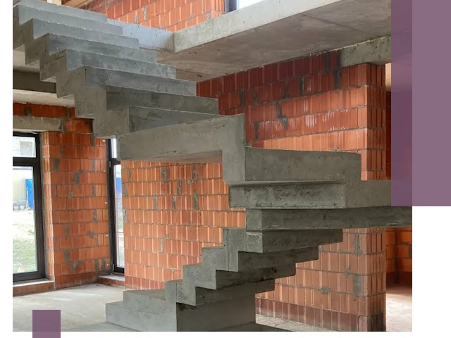 Изготовление бетонных лестниц под ключ в Керчи