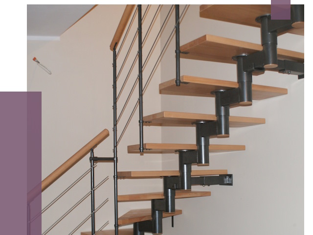 Изготовление модульных лестниц в Керчи от 11489 руб. 