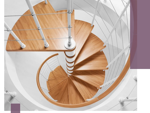 Изготовление винтовых лестниц под ключ в Керчи