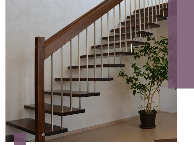 Лестницы на больцах под ключ в Керчи – изготовление и монтаж