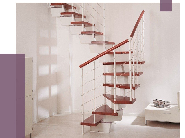 Изготовление лестниц на больцах в Керчи от 9701 руб. | ПРОЛЁТ-Крч