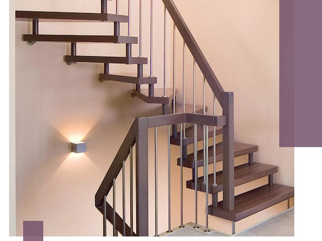 Изготовление лестниц на больцах в Керчи под ключ