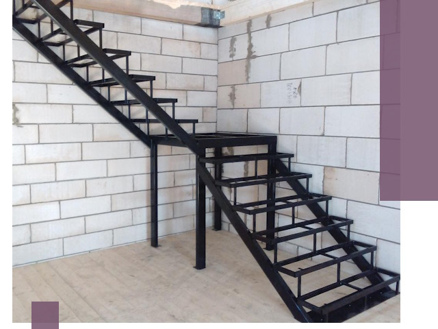 Лестницы на металлокаркасе под ключ в Керчи — изготовление и монтаж