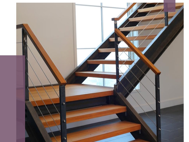 Изготовление лестниц на металлокаркасе в Керчи от 18892 руб. | ПРОЛЁТ-Крч