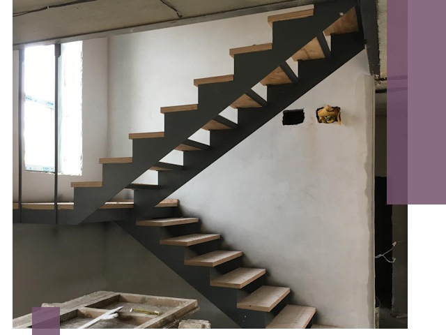 Изготовление лестниц на металлокаркасе в Керчи от производителя