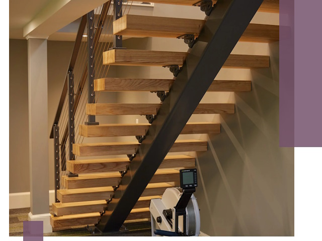 Лестницы на монокосоурах под ключ в Керчи - изготовление и монтаж