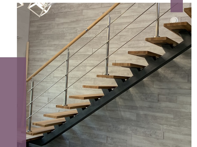 Изготовление лестниц на монокосоуре в Керчи от 76079 руб. 