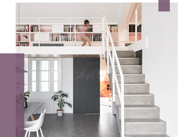 Лестницы для двухуровневой квартиры в Керчи от 176157 руб. | ПРОЛЁТ-Крч