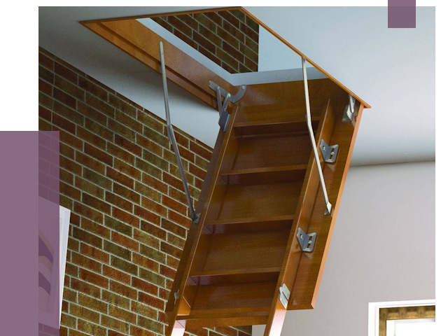 Установка чердачной лестницы в Керчи от 7812 руб. | ПРОЛЁТ-Крч