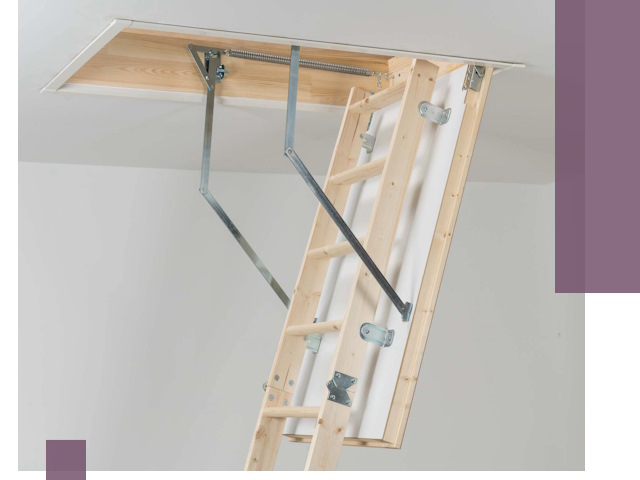 Установка чердачной лестницы под ключ в Керчи