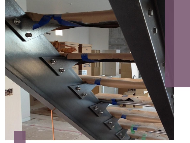 Усиление лестничных конструкций и усиление опор в Керчи