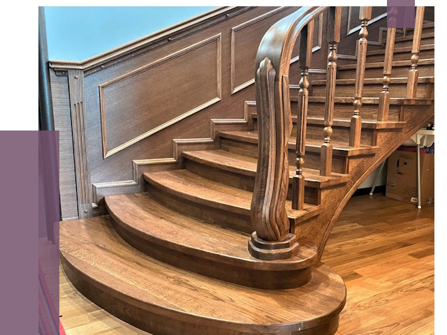 Дубовые лестницы под ключ в Керчи от 176157 руб. — ПРОЛЁТ-Крч