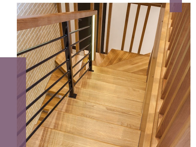 Лестницы из ясеня в Керчи под ключ от 10008 руб. 