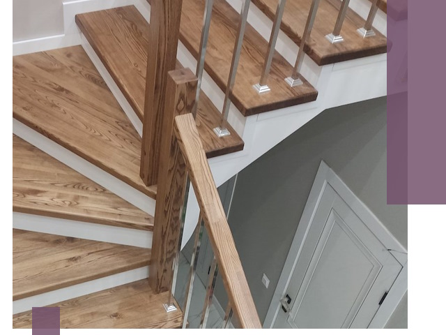 Обшивка металлических лестниц под ключ в Керчи