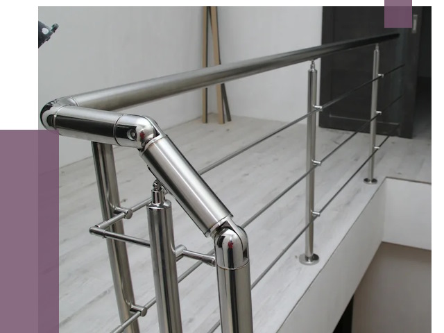 Перила из нержавеющей стали в Керчи от 8987 руб. под ключ | ПРОЛЁТ-Крч