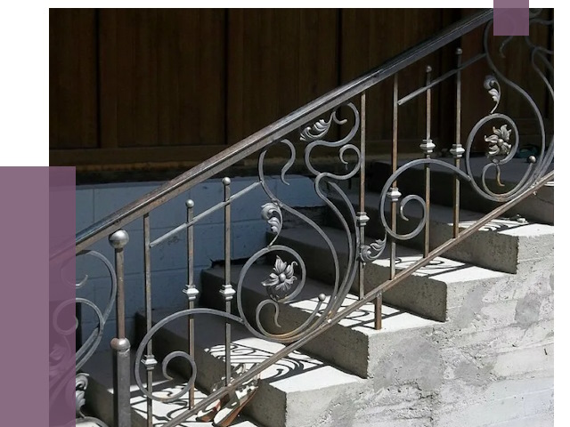 Кованые перила в Керчи от 8680 руб. под ключ — качество от ПРОЛЁТ-Крч