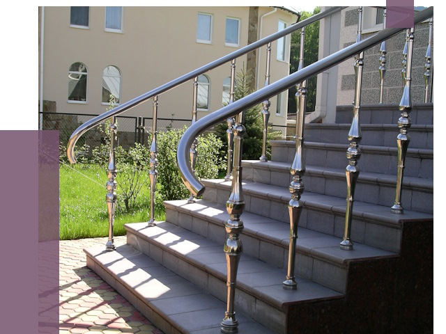 Перила для крыльца в Керчи от 10723 руб. — монтаж ПРОЛЁТ-Крч