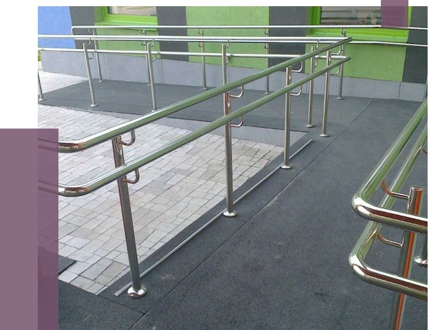 Ограждения пандусов в Керчи от 4340 руб. монтаж | ПРОЛЁТ-Крч