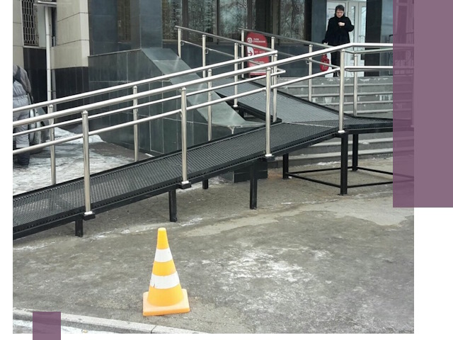 Стационарные пандусы под ключ в Керчи — изготовление и монтаж