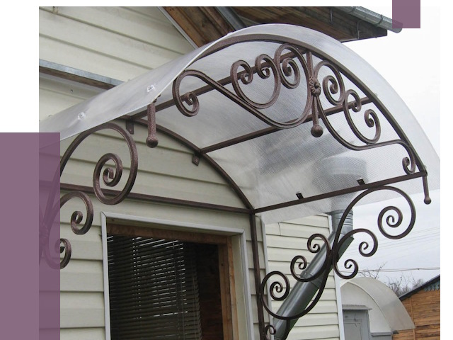 Изготовление козырьков в Керчи от 7353 руб. — заказать | ПРОЛЁТ-Крч