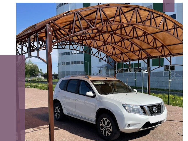 Недорогие навесы в Керчи от 42890 руб.  | ПРОЛЁТ-Крч