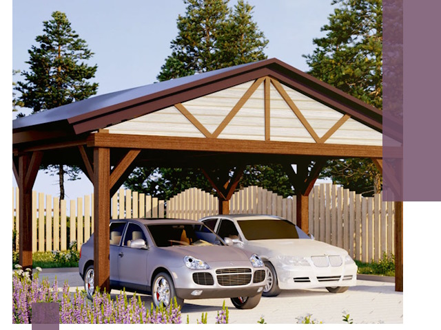 Навесы для автомобиля в Керчи — изготовление и монтаж