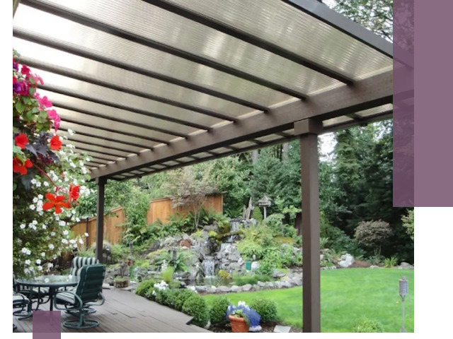 Навесы из поликарбоната под ключ в Керчи быстро и надёжно