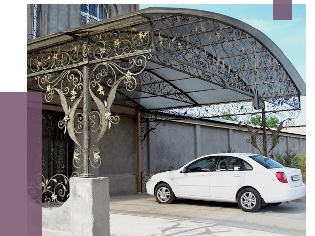 Кованые навесы в Керчи от 14552 руб. | ПРОЛЁТ-Крч