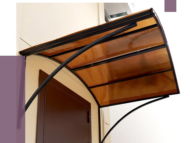 Недорогие козырьки в Керчи от 7577 руб.  | ПРОЛЁТ-Крч