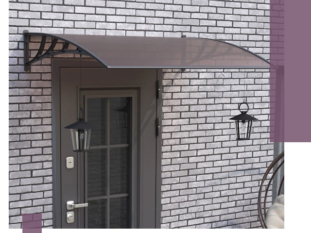 Недорогие козырьки и навесы под ключ в Керчи