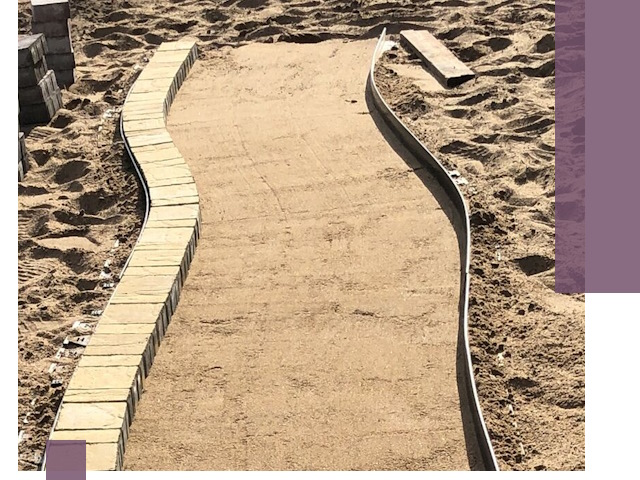 Металлические бордюры для тротуаров в Керчи — прочные и долговечные