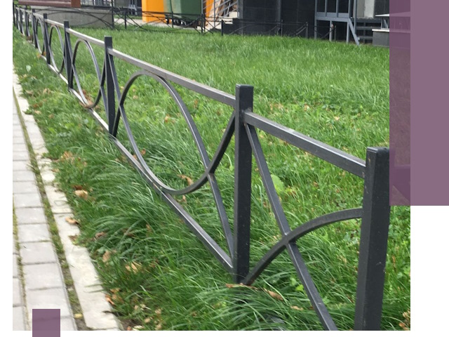 Газонные ограждения из металла в Керчи — монтаж и продажа