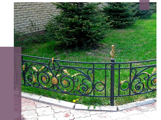 Кованые газонные ограждения в Керчи от 7608 руб. — ПРОЛЁТ-Крч