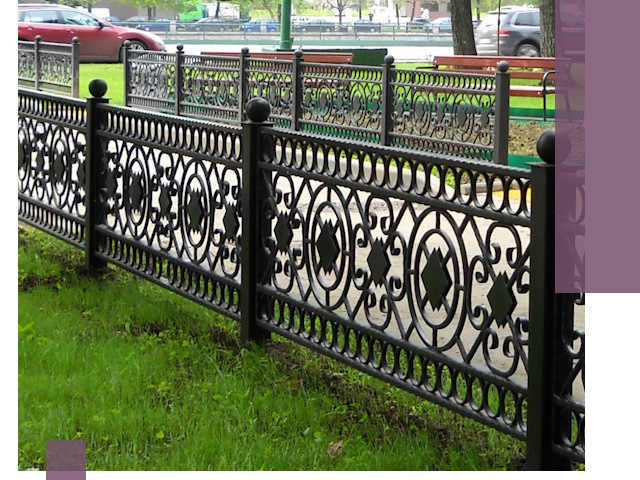 Секционные газонные ограждения под ключ в Керчи