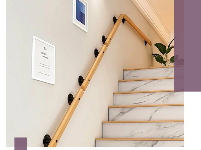 Поручни металлические и деревянные под ключ в Керчи