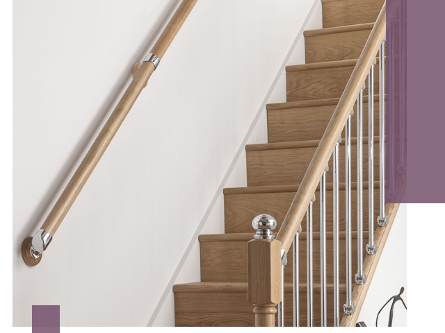 Пристенные поручни из стали и нержавейки под монтаж в Керчи